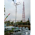 Tiang PJU Octagonal 7 9 11 Meter Ornamen Parabolic T 1